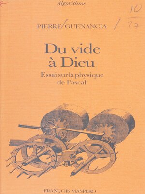 cover image of Du vide à Dieu